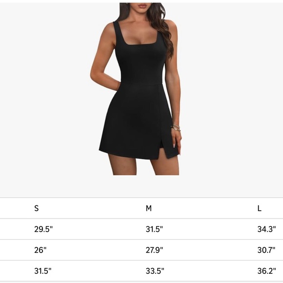 Elegant Blue Athletic Mini U-Neck Dress - Size S-XL - Picture 6 of 6